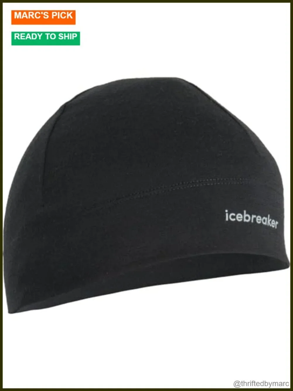 Unisex Merino Wool Beanie Lightweight Breathable Running Winter Hat